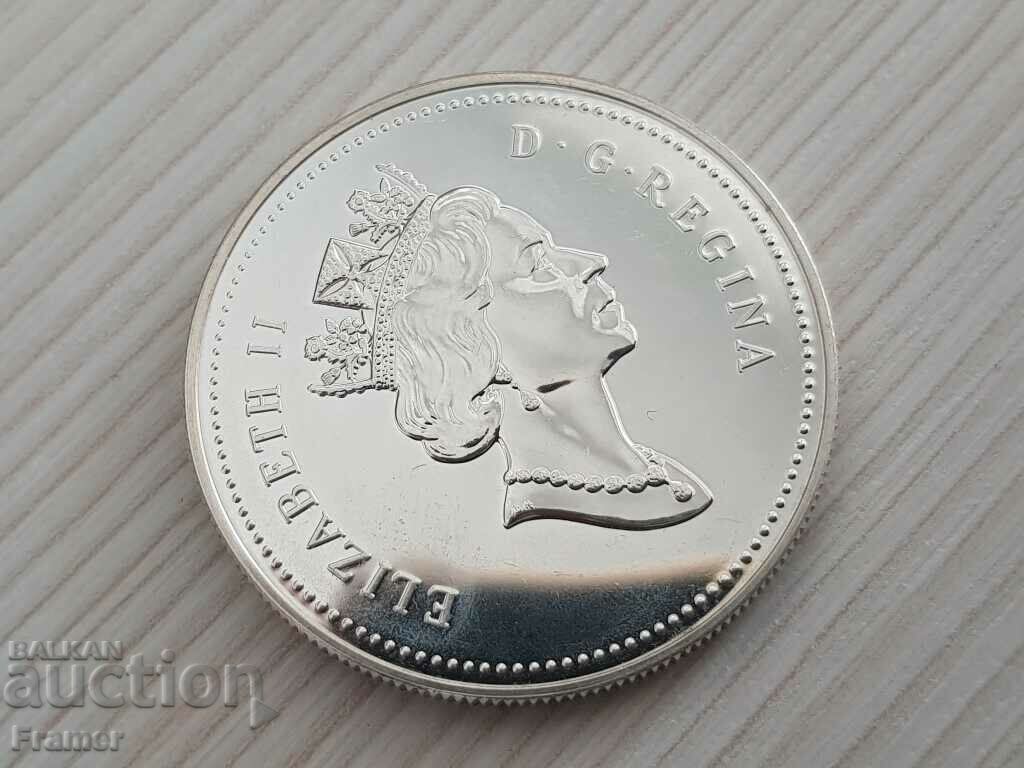 1 Silver Dollar 1990 Canada Elizabeth II Silver TOP - 6