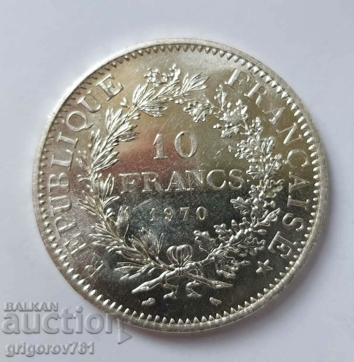 10 Francs Silver France 1970 - Silver Coin #69