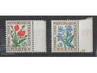 1964. Γαλλία. Ταχυδρομικά τέλη - πληρωτέα με γραμματόσημα. Λουλούδια.