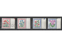 1965. Γαλλία. Ταχυδρομικά τέλη - πληρωτέα με γραμματόσημα. Λουλούδια.