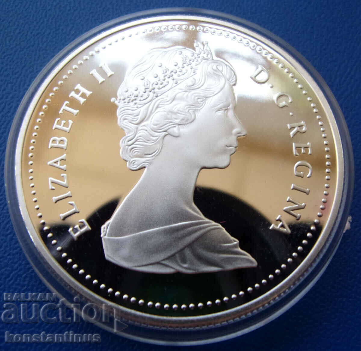 Canada 1 dolar 1987 Argint UNC PROOF Rar cu preț € 25.56 | 49.99 BGN