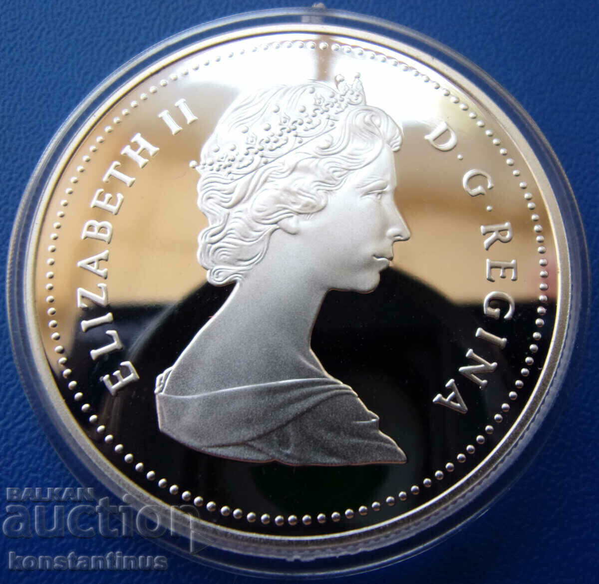 Canada 1 Dollar 1988 Silver UNC PROOF Rare with price € 23.01 | 45.00 BGN