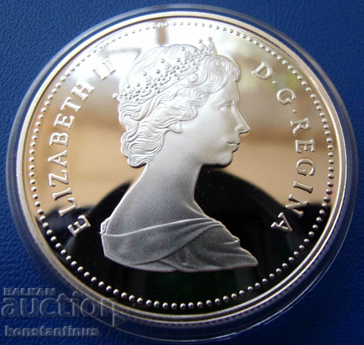 Canada 1 Dollar 1989 Silver UNC PROOF Rare with price € 25.56 | 49.99 BGN