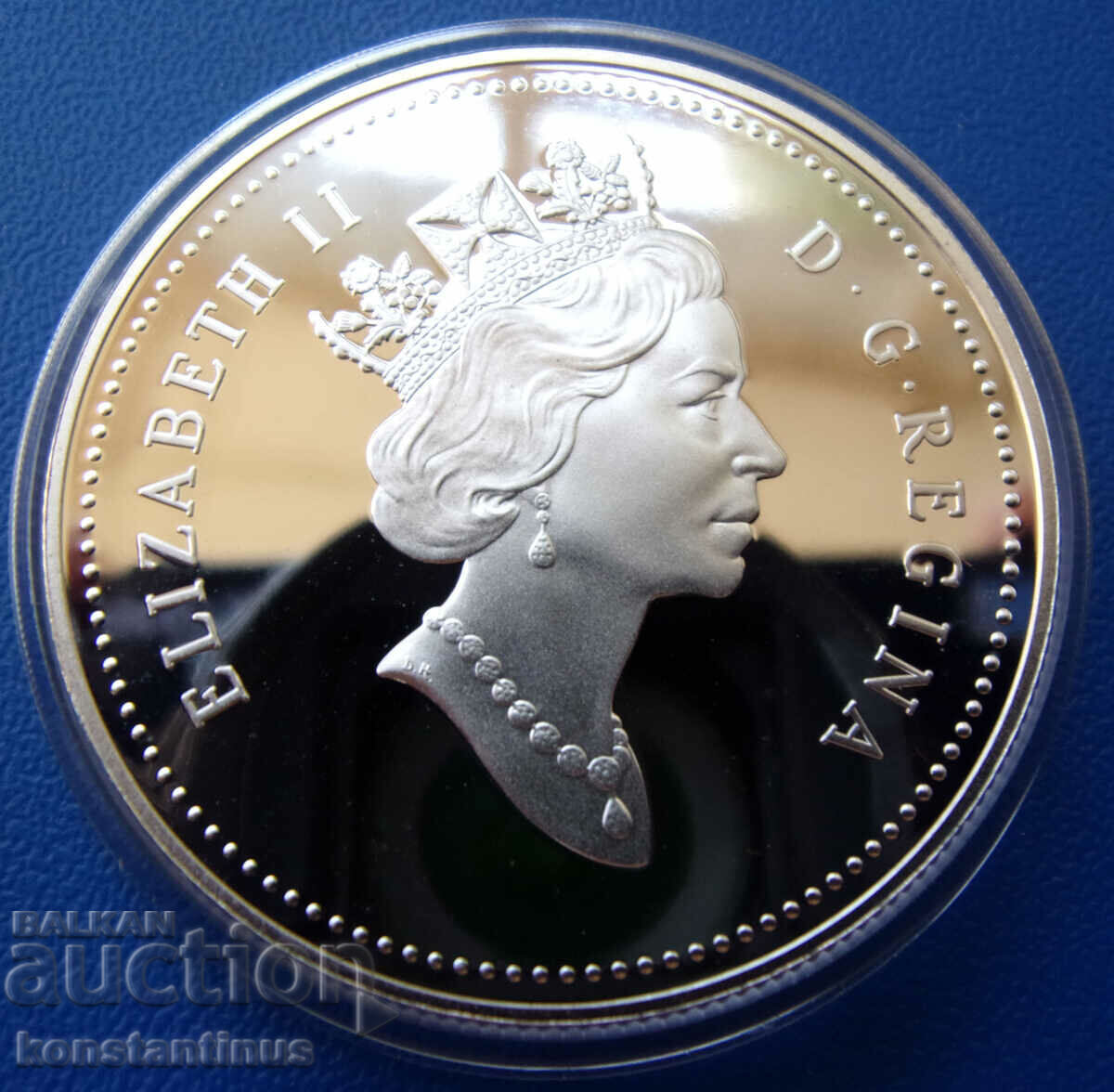 Canada 1 dolar 1991 Argint UNC PROOF Rar cu preț € 25.56 | 49.99 BGN