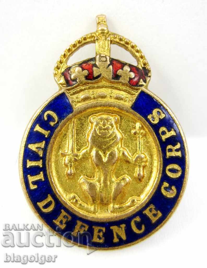 Auction * WW2- British Civil Defense Corps-Original Auction * WW2- British Civil Defense Corps-Original
