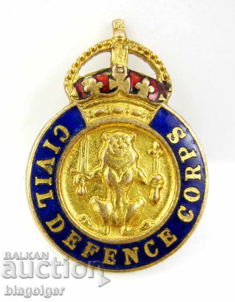 * WW2- British Civil Defense Corps-Original