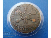 France-Louis XIV- 6 day 1711 H- La Rochelle Rare Original