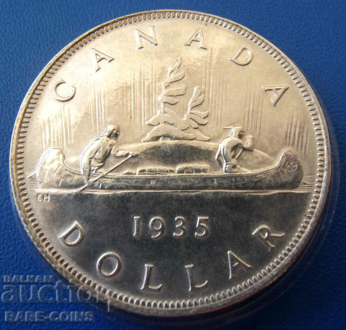 Καναδάς 1 δολάριο 1935 UNC Σπάνιο πρωτότυπο με τιμή € 76.69 | 149.99 BGN