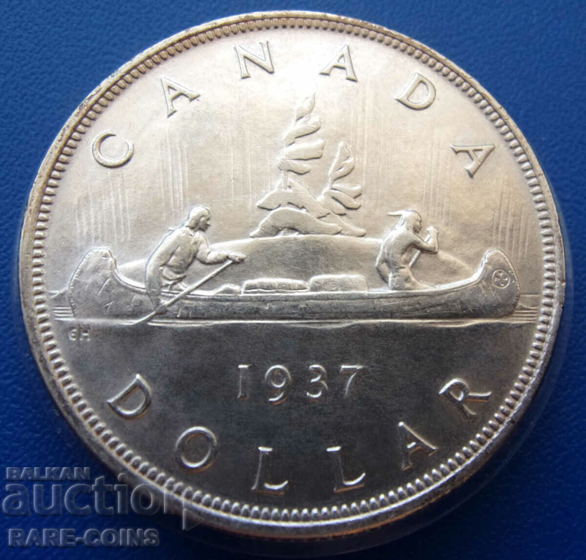 Canada 1 Dollar 1937 UNC Rare Original με τιμή € 76.69 | 149.99 BGN