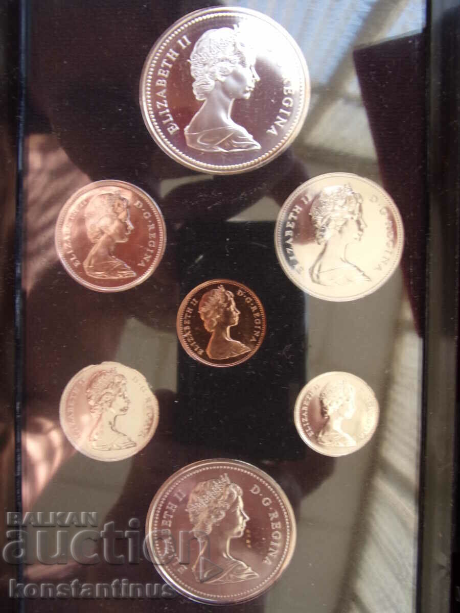 Set de argint Canada 1974 UNC Rare - 5