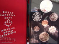 Канада Сребърен Сет 1975 UNC Rare
