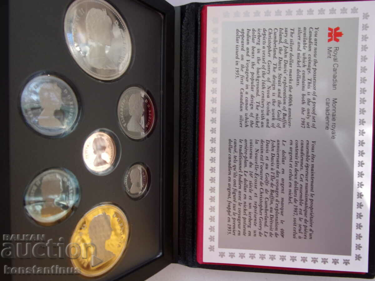 Delivery of Canada Silver Set 1987 UNC Rare