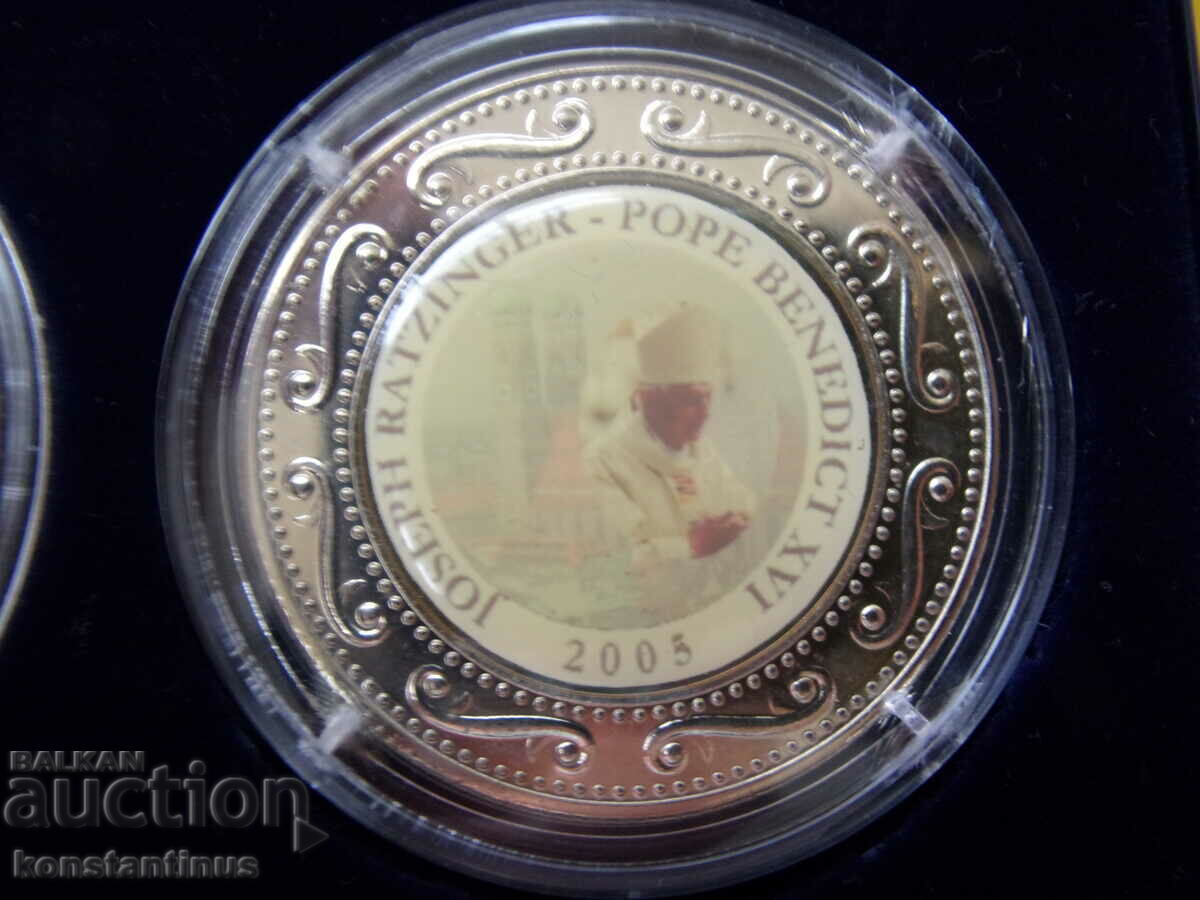 Somalia Set 2005 Papa Benedict al XVI-lea UNC Rare - 5 Somalia Set 2005 Papa Benedict al XVI-lea UNC Rare - 5