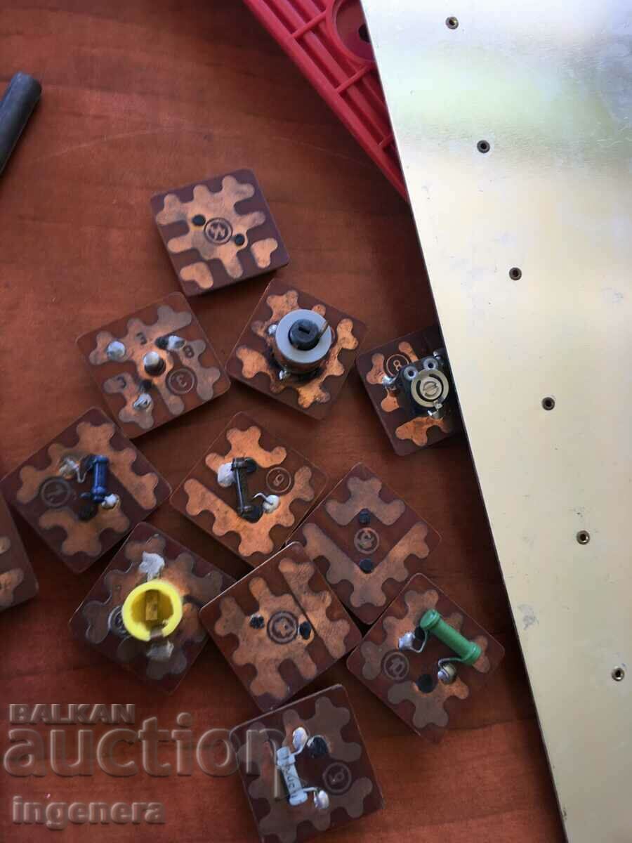 ELECTRICAL PARTS PANELS FERTITES BOARDS BASIC POTENTIOMETERS ETC - 5
