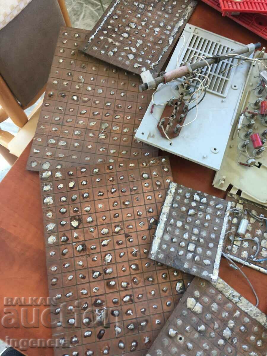 ELECTRICAL PARTS PANELS FERTITES BOARDS BASIC POTENTIOMETERS ETC - 6