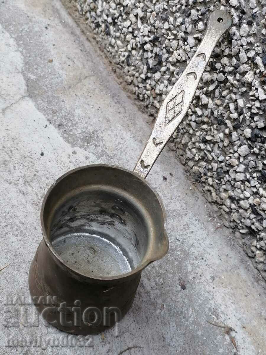 Παλιά χαλκού κονσερβοποιημένα κατσαρόλα, μπρίκι, χαλκό, σκάφος χαλκού - 5