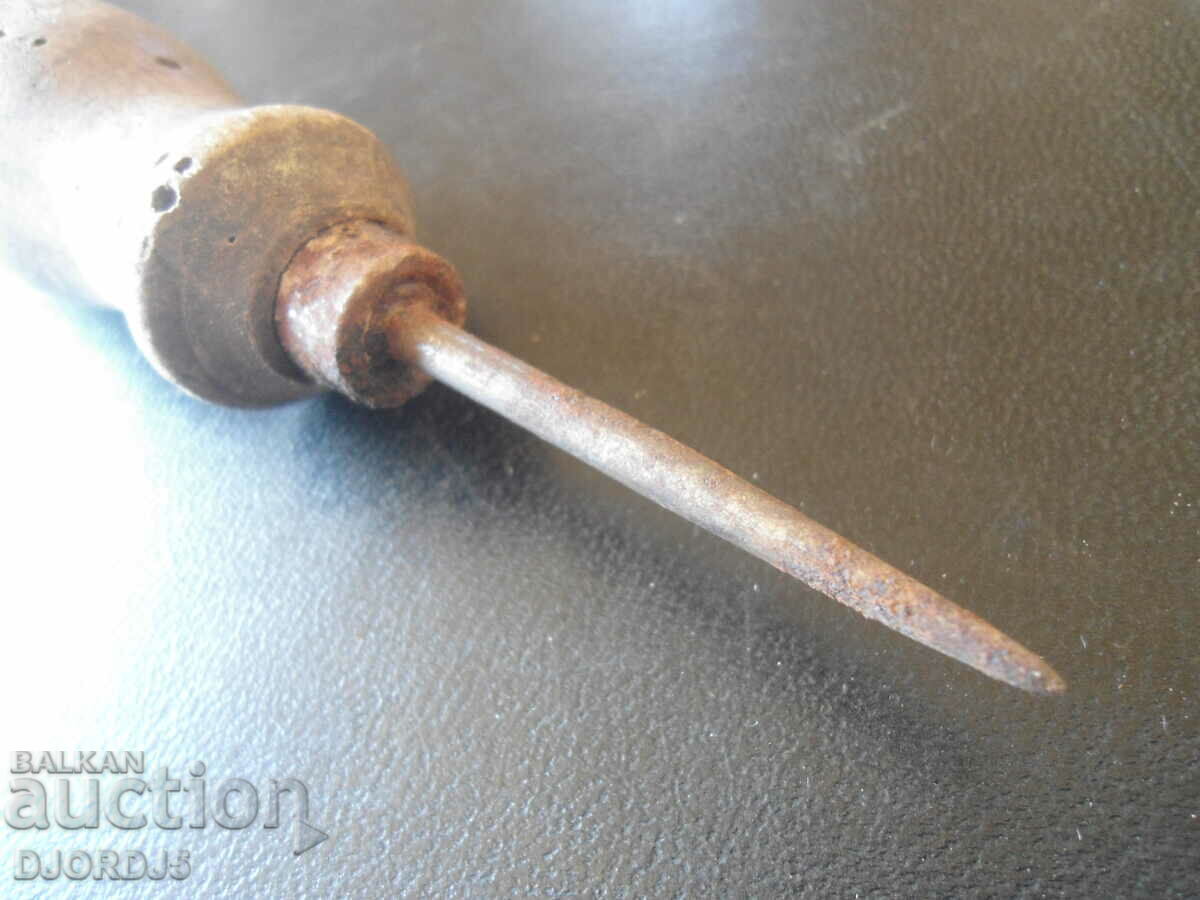 Old tool, awl with price 4.00 BGN | € 2.05 Old tool, awl with price 4.00 BGN | € 2.05