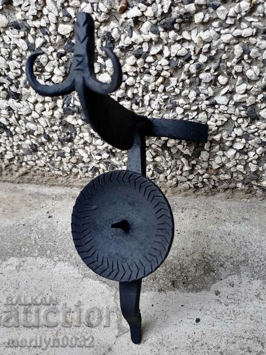 An old candle made of wrought iron lamp with price 39.00 BGN | € 19.94 An old candle made of wrought iron lamp with price 39.00 BGN | € 19.94