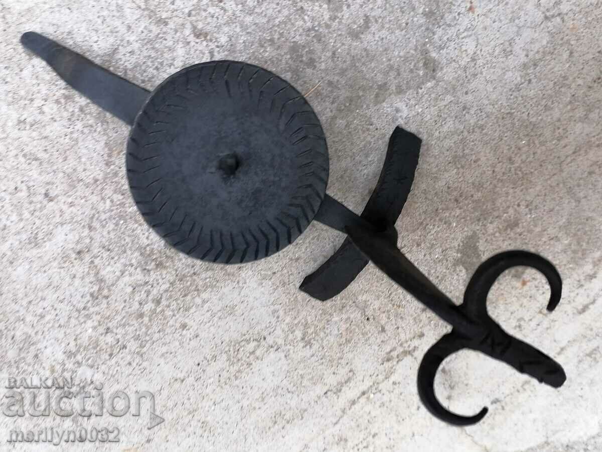 An old candle made of wrought iron lamp - 6 An old candle made of wrought iron lamp - 6