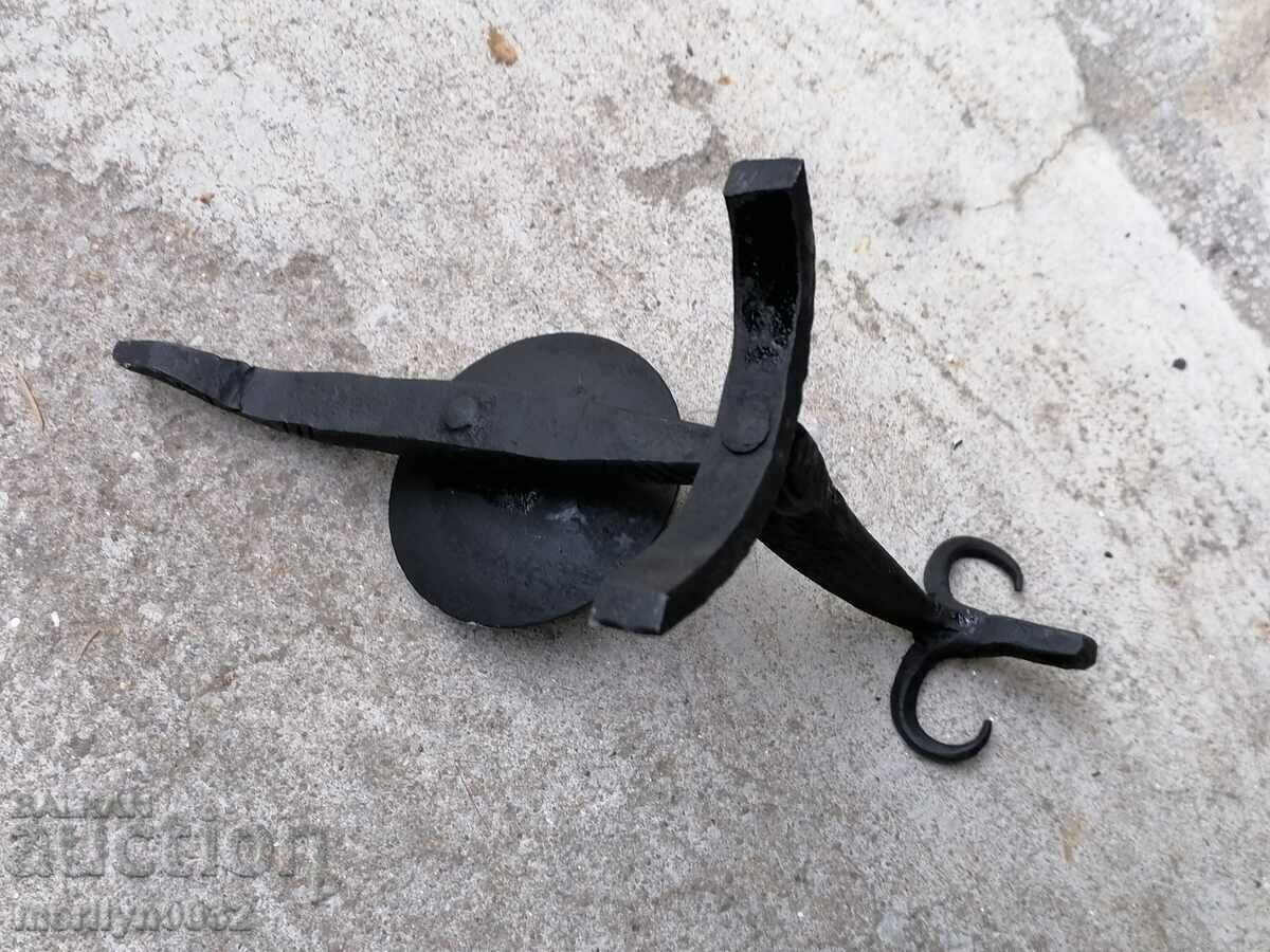 An old candle made of wrought iron lamp - 7 An old candle made of wrought iron lamp - 7