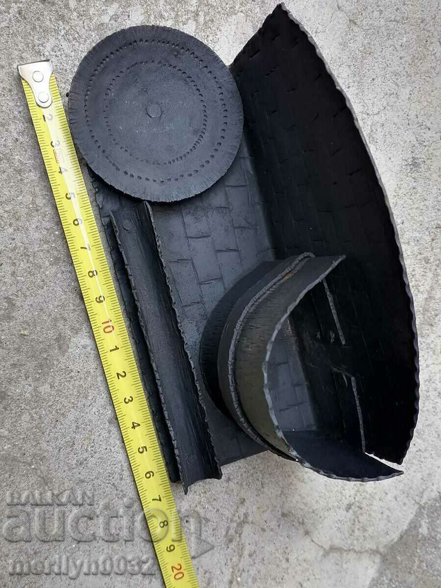 Παράδοση Παλιό μελανοδοχείο μολυβοθήκης από σφυρήλατο σίδερο Παράδοση Παλιό μελανοδοχείο μολυβοθήκης από σφυρήλατο σίδερο