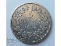 5 франка сребро Франция 1834 A  - сребърна монета #69