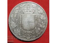 5 Лири 1879 R Италия сребро NO MADE IN CHINA !