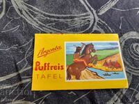 Old packaging of Puffreis chocolate