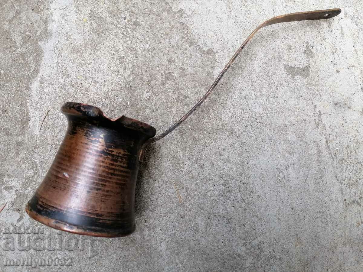 Auction Old copper tin, coffee, baker, copper pot Auction Old copper tin, coffee, baker, copper pot