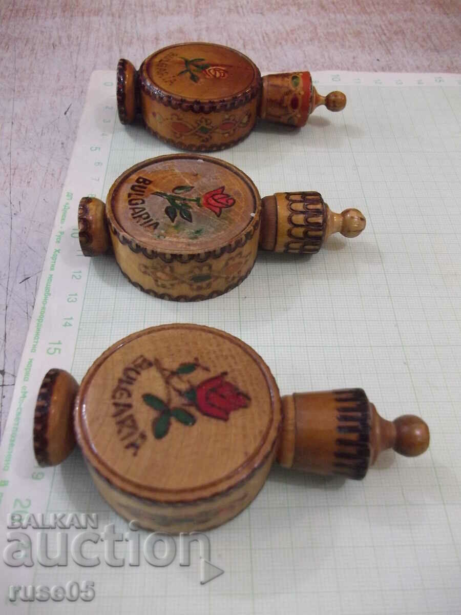 Lot of 3 pcs. Muskala "Baklitsa" made of wood pyrographed - 5 Lot of 3 pcs. Muskala "Baklitsa" made of wood pyrographed - 5