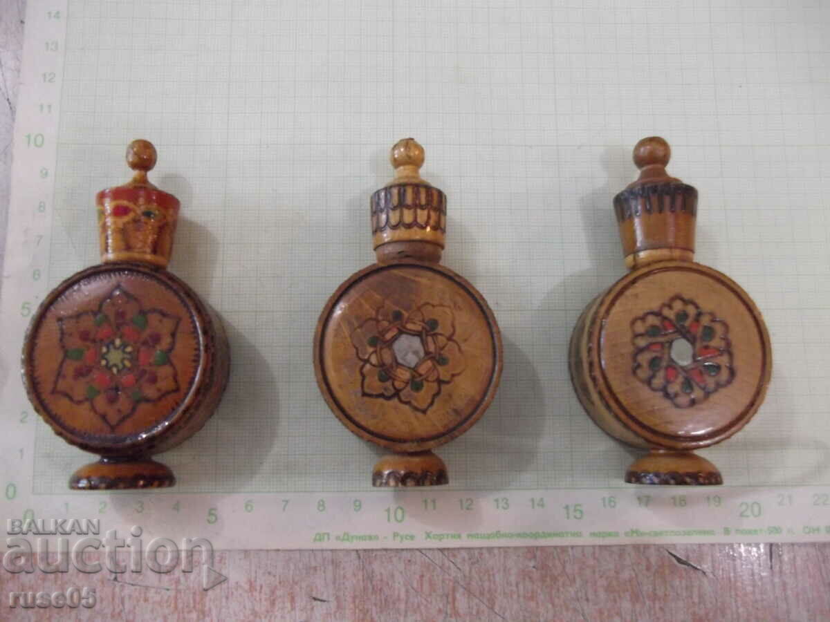 Lot of 3 pcs. Muskala "Baklitsa" made of wood pyrographed - 6 Lot of 3 pcs. Muskala "Baklitsa" made of wood pyrographed - 6