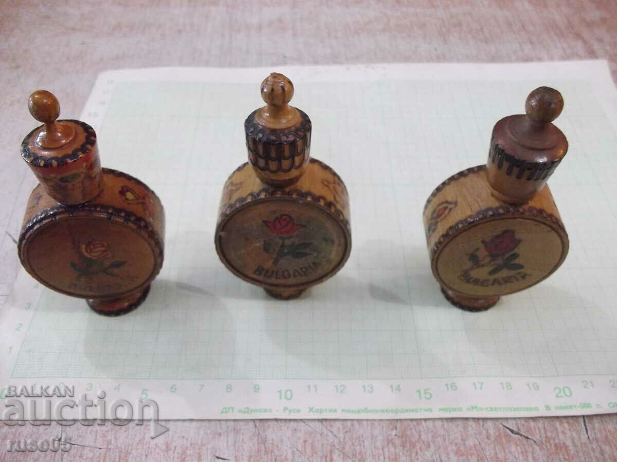 Lot of 3 pcs. Muskala "Baklitsa" made of wood pyrographed - 7 Lot of 3 pcs. Muskala "Baklitsa" made of wood pyrographed - 7