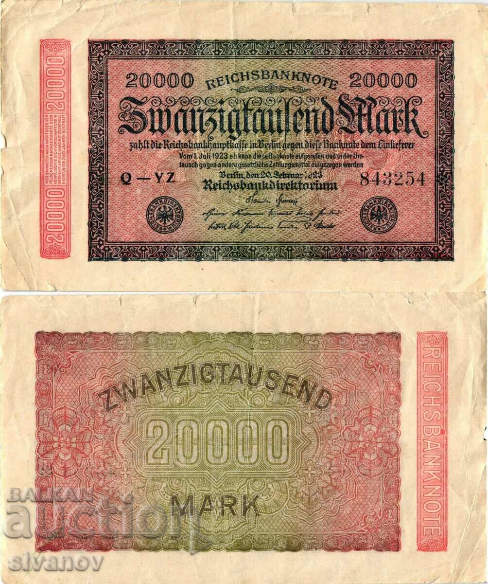 Германия 20000 Марки 1923  #4372