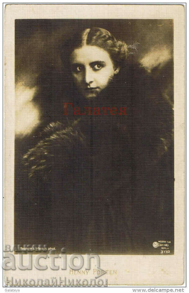 OLD MOVIE CARD HENNY PORTEN C845 OLD MOVIE CARD HENNY PORTEN C845