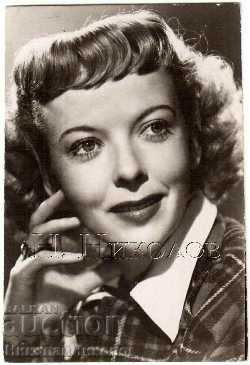 LITTLE OLD CARD ARTISTI DE FILM AIDA LUPINO V850