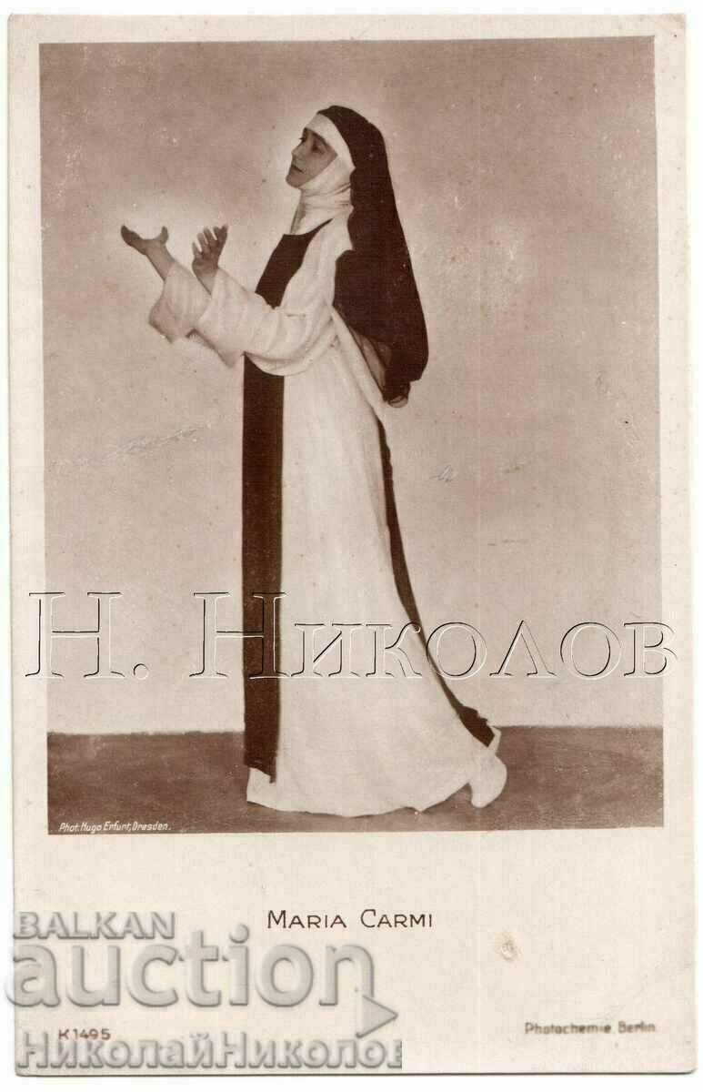 OLD CARD FILM ARTISTS MARIA CARMI V852 OLD CARD FILM ARTISTS MARIA CARMI V852