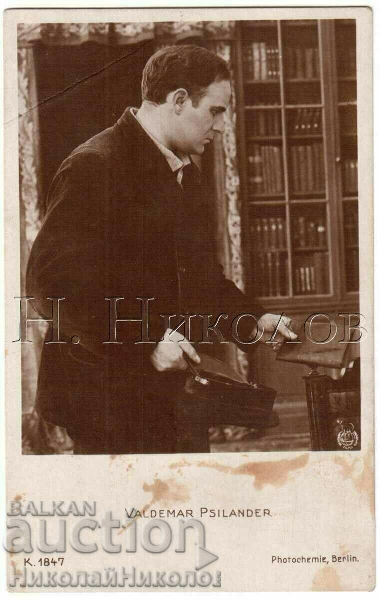 OLD CARD FILM ARTISTS VALDEMAR PSYLANDER V859 OLD CARD FILM ARTISTS VALDEMAR PSYLANDER V859
