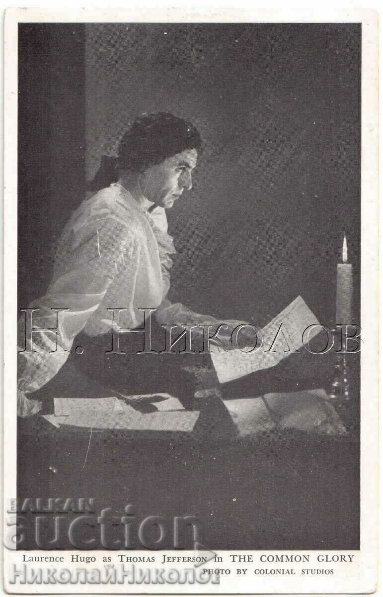 OLD MOVIE CARD LAWRENCE HUGO B865 OLD MOVIE CARD LAWRENCE HUGO B865