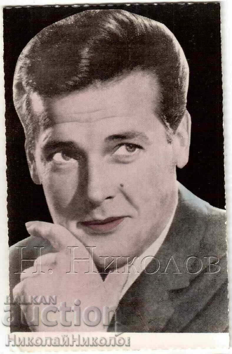 OLD MOVIE CARD ROGER MOORE C868