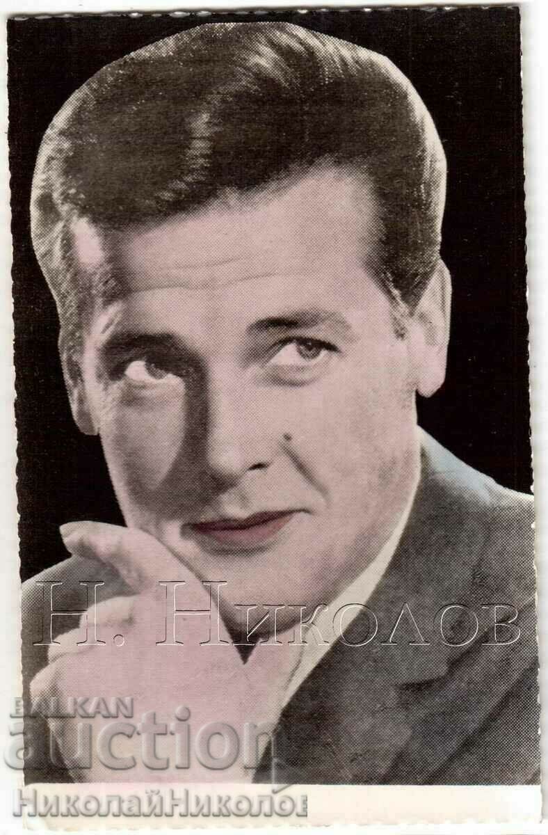 OLD MOVIE CARD ROGER MOORE C868 OLD MOVIE CARD ROGER MOORE C868