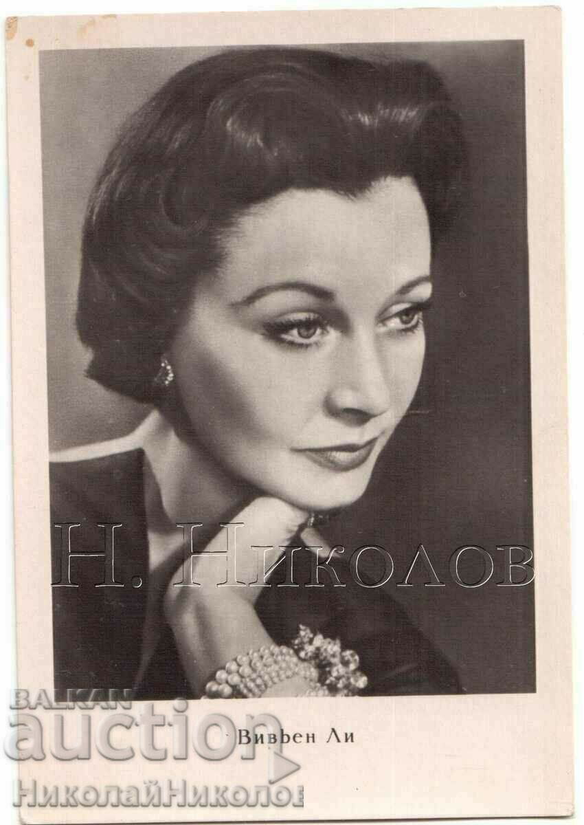 OLD MOVIE CARD VIVIEN LEE V870 OLD MOVIE CARD VIVIEN LEE V870