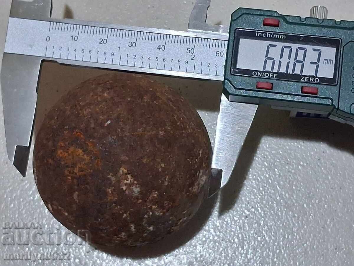 Old cannonball cannon mortar, bombard Crimean War RTOV - 6