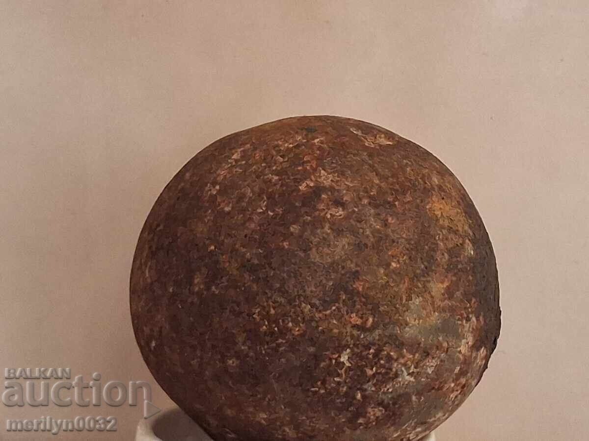 Old cannonball cannon mortar, bombard Crimean War RTOV - 7