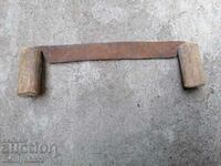 Old forged ruff tool wrought iron wooden planer