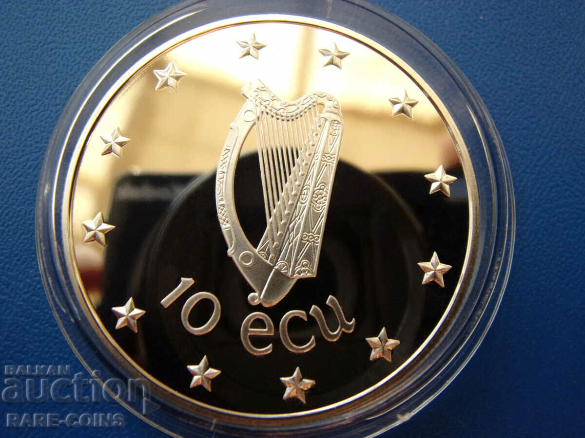 Eire 10 ECU 1990 UNC ΑΠΟΔΕΙΞΗ Σπάνιο με τιμή € 51.13 | 100.00 BGN