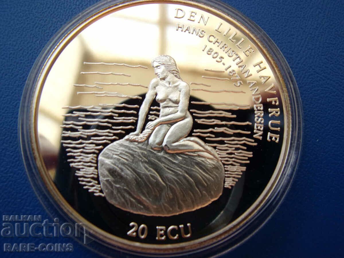 Δανία 20 ECU 1995 UNC ΑΠΟΔΕΙΞΗ Σπάνια με τιμή € 61.36 | 120.01 BGN