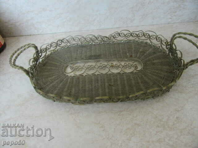 СТАРИНЕН ПОСРЕБРЕН МЕТАЛЕН ПОДНОС СТАРИНЕН ПОСРЕБРЕН МЕТАЛЕН ПОДНОС
