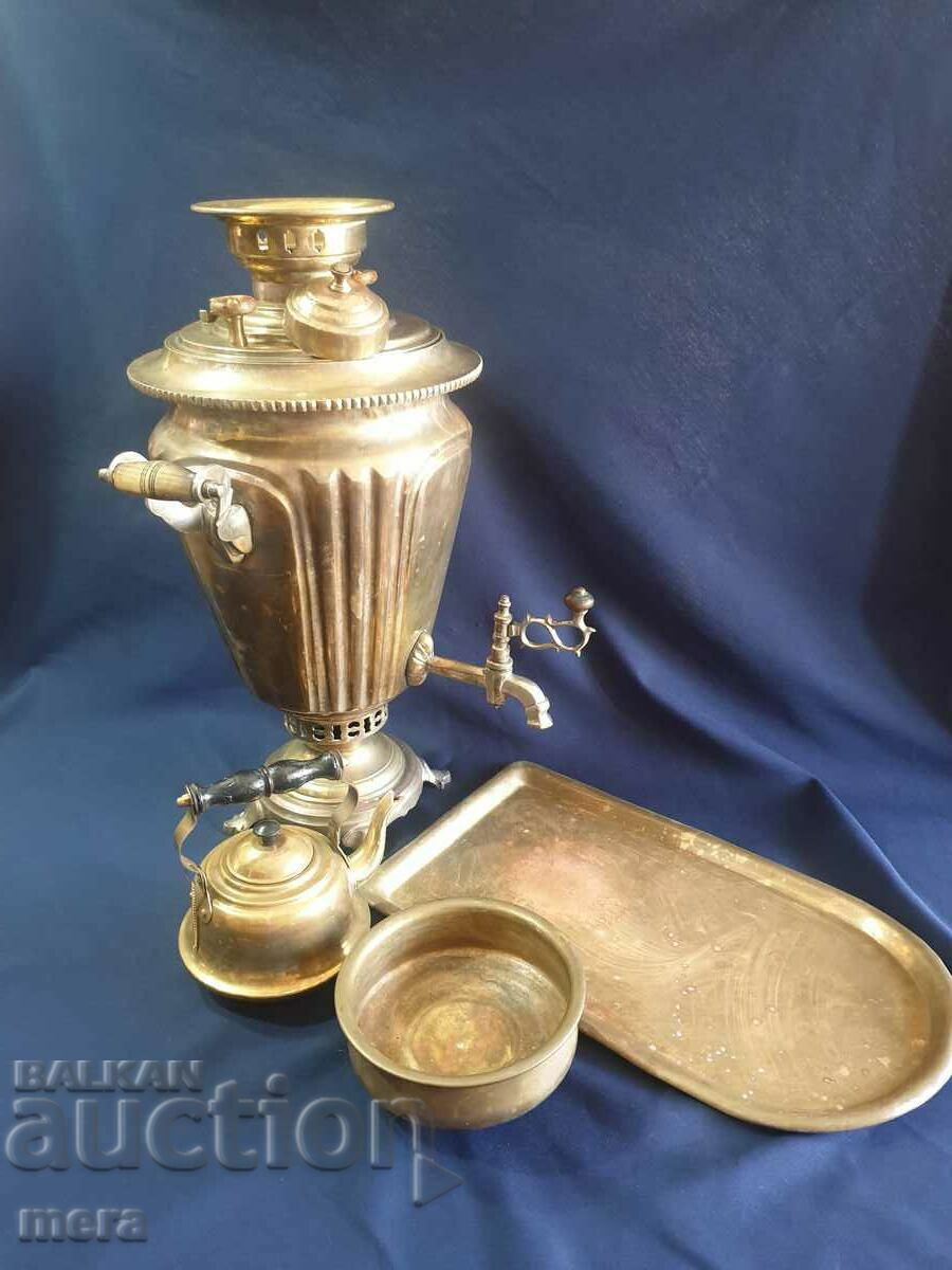 A large Russian imperial samovar - 5 A large Russian imperial samovar - 5