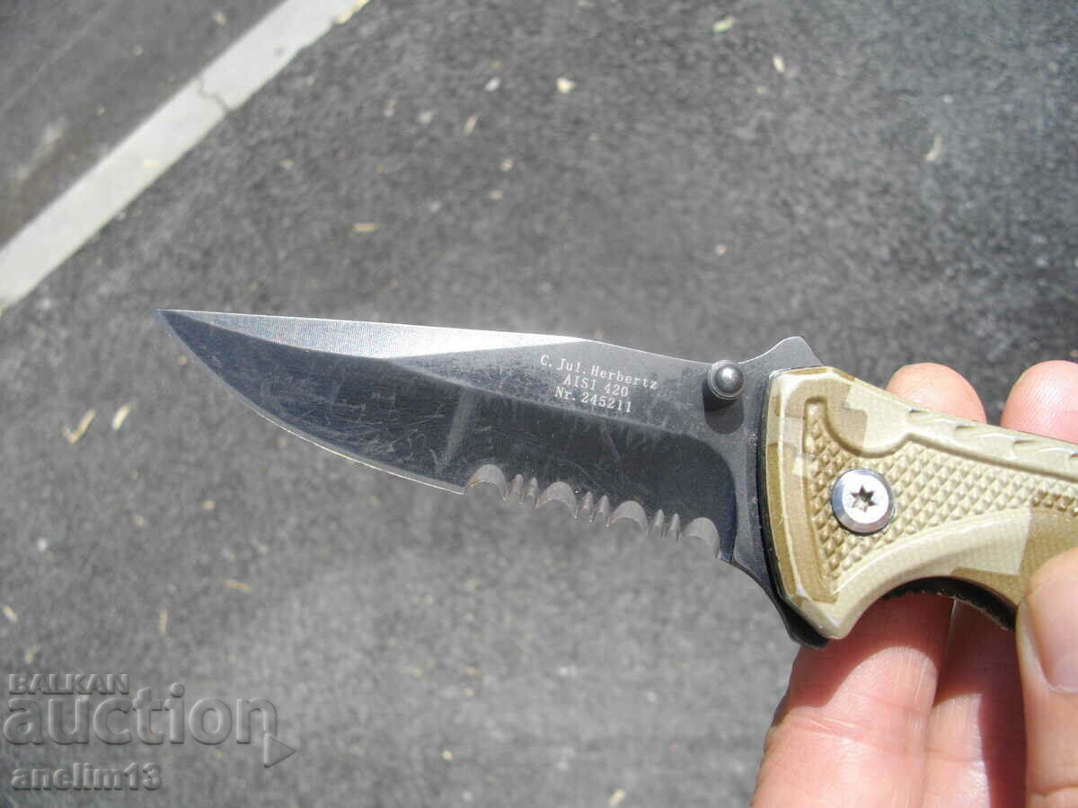 COLLECTOR'S POCKET KNIFE C.JUL. HERBERTZ - 5 COLLECTOR'S POCKET KNIFE C.JUL. HERBERTZ - 5