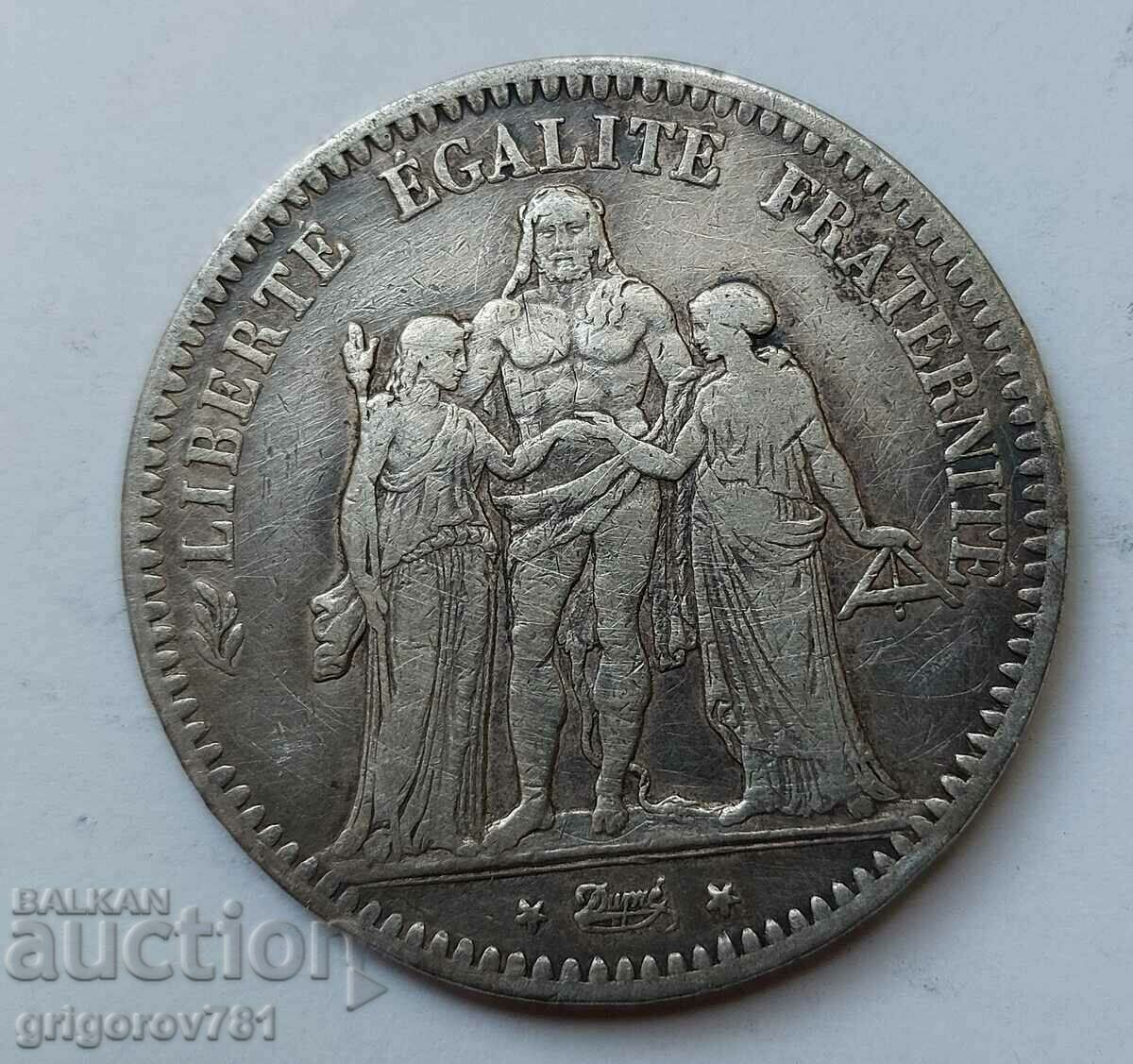 5 Francs Silver France 1849 A - Silver Coin #78 with price € 34.26 | 67.01 BGN